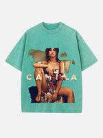 Camila Cabello Print Round Neck T-shirt