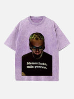 J Balvin Print Round Neck T-shirt