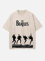 The Beatles Print Round Neck T-shirt