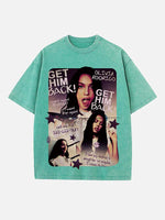 Olivia Rodrigo Print Round Neck T-shirt