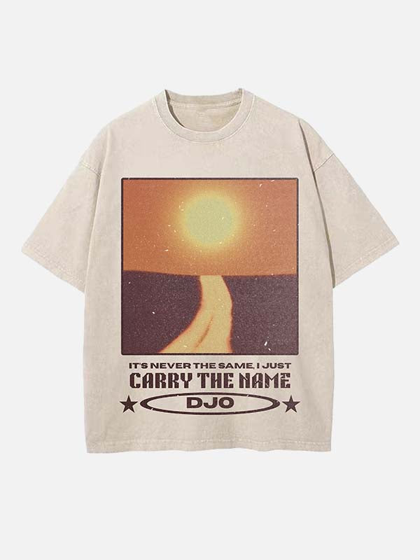 Djo Print Round Neck T-shirt