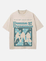 ABBA Print Round Neck T-shirt