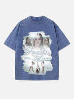 Tate McRae Print Round Neck T-shirt