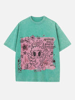 Karol G Print Round Neck T-shirt