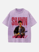 Shawn Mendes Print Round Neck T-shirt