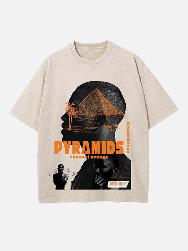Frank Ocean Print Round Neck T-shirt