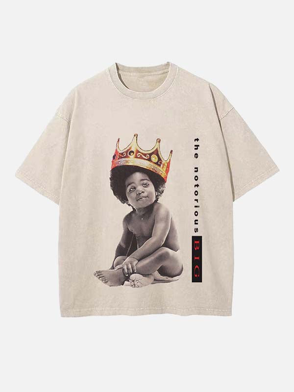 The Notorious B.I.G. Print Round Neck T-shirt