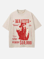 Beyoncé Print Round Neck T-shirt