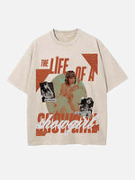 Taylor Swift Print Round Neck T-shirt