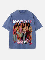 KATSEYE Print Round Neck T-shirt