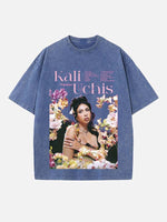 Kali Uchis Print Round Neck T-shirt