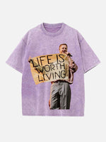 Imagine Dragons Print Round Neck T-shirt