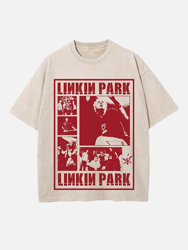 Linkin Park Print Round Neck T-shirt