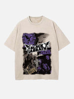 Black Sabbath Print Round Neck T-shirt