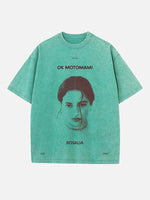 Rosalía Print Round Neck T-shirt