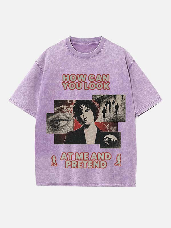 Sombr Print Round Neck T-shirt