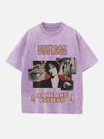 Sombr Print Round Neck T-shirt