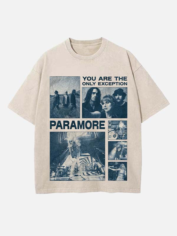 Paramore Print Round Neck T-shirt