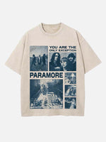 Paramore Print Round Neck T-shirt