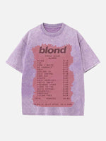 Frank Ocean Print Round Neck T-shirt
