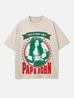 Chappell Roan Print Round Neck T-shirt