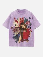 PinkPantheress Print Round Neck T-shirt