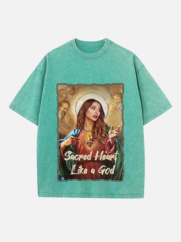 Ariana Grande Print Round Neck T-shirt