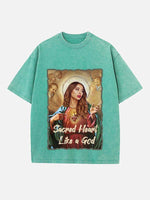 Ariana Grande Print Round Neck T-shirt