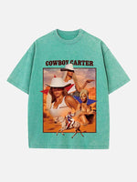 Beyoncé Print Round Neck T-shirt