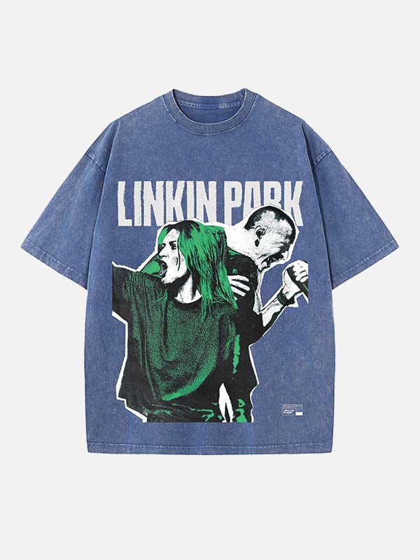 Linkin Park Print Round Neck T-shirt