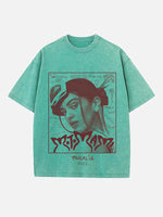 Rosalía Print Round Neck T-shirt