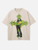 Charli xcx Print Round Neck T-shirt