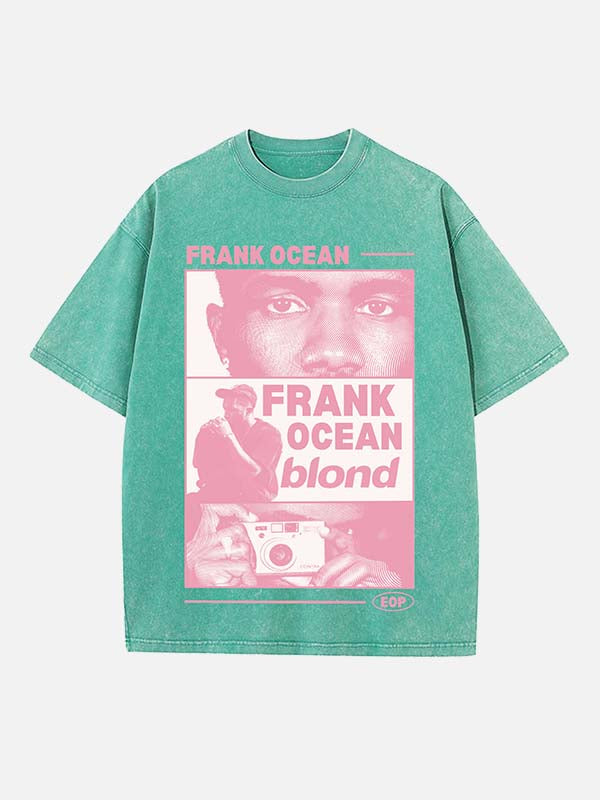 Frank Ocean Print Round Neck T-shirt