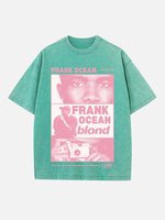 Frank Ocean Print Round Neck T-shirt