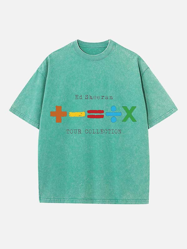 Ed Sheeran Print Round Neck T-shirt