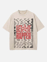 Tame Impala Print Round Neck T-shirt