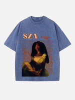 SZA Print Round Neck T-shirt