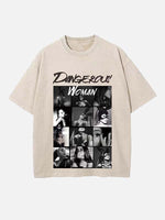 Ariana Grande Print Round Neck T-shirt