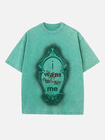 Lola Young Print Round Neck T-shirt