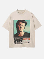 Shawn Mendes Print Round Neck T-shirt