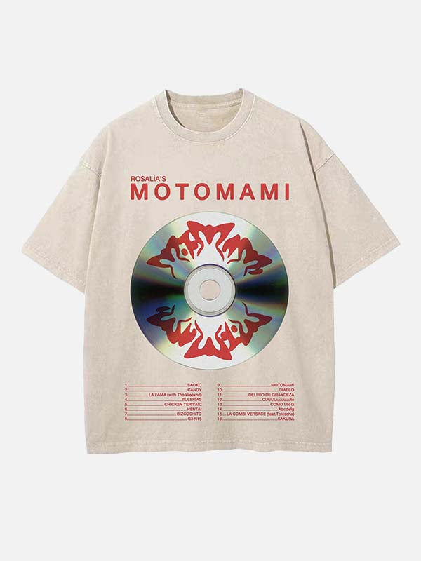 Rosalía Print Round Neck T-shirt