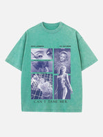 Zara Larsson Print Round Neck T-shirt