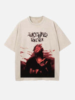 Juice WRLD Print Round Neck T-shirt