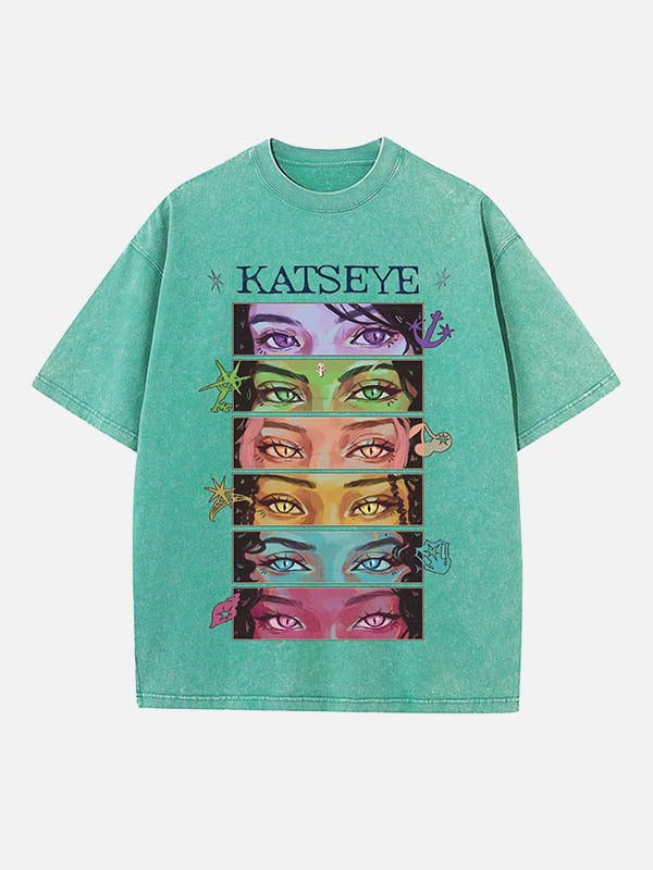 KATSEYE Print Round Neck T-shirt