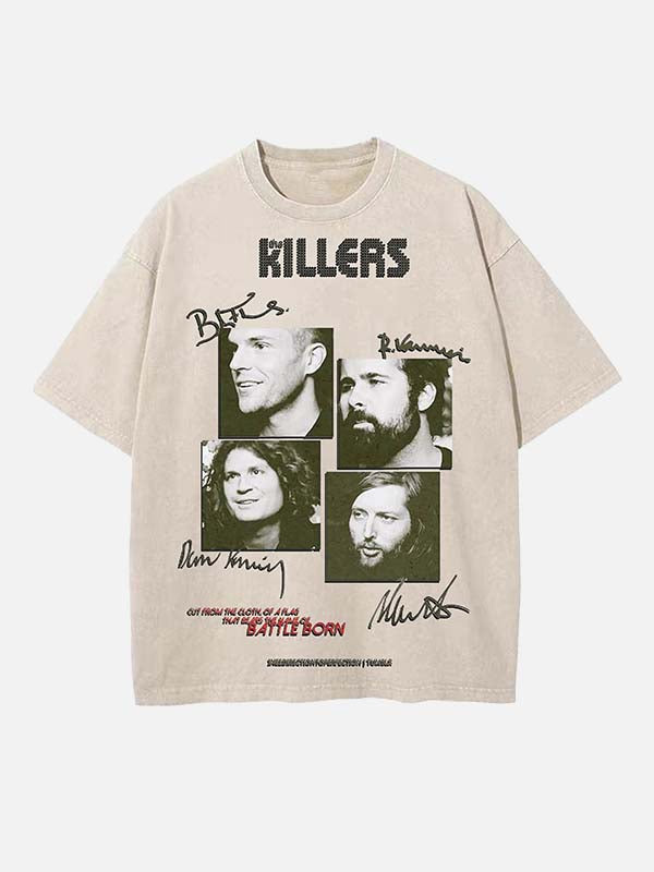 The Killers Print Round Neck T-shirt