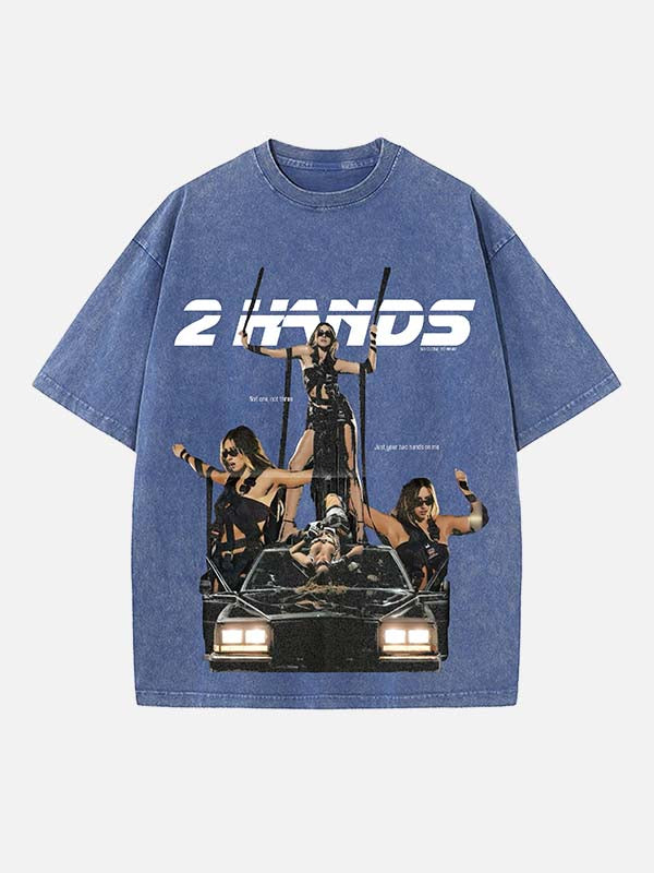 Tate McRae Print Round Neck T-shirt