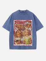 BLACKPINK Rosé Print Round Neck T-shirt