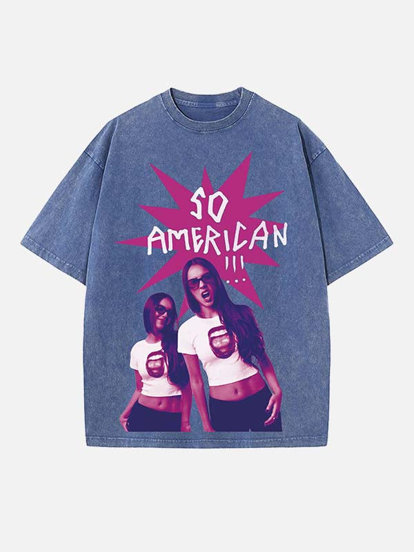 Olivia Rodrigo Print Round Neck T-shirt