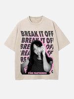 PinkPantheress Print Round Neck T-shirt