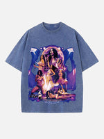 Dua Lipa Print Round Neck T-shirt